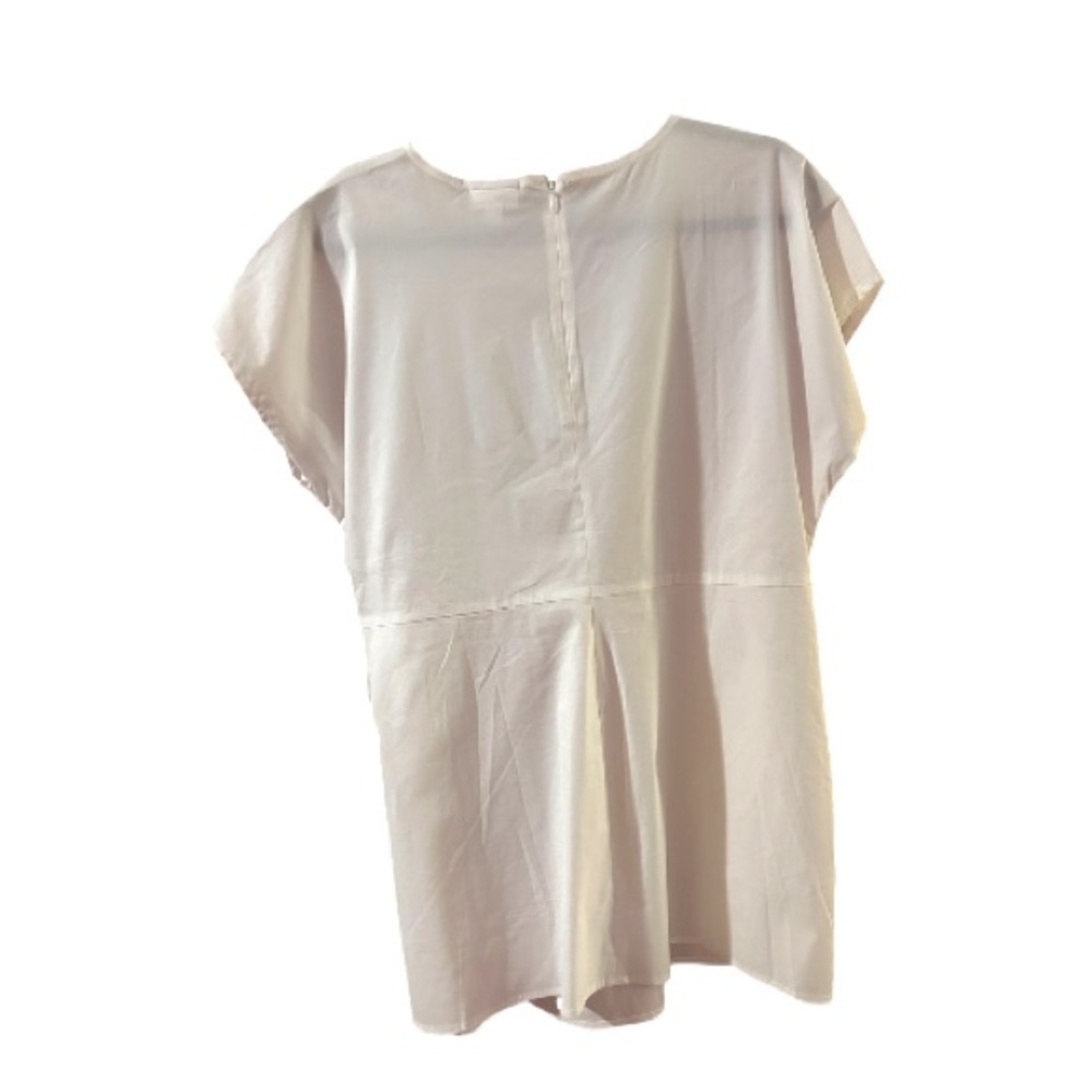 J.Jill x Christian Siriano White Tie-Side Tunic Dress Medium - Picture 3 of 9